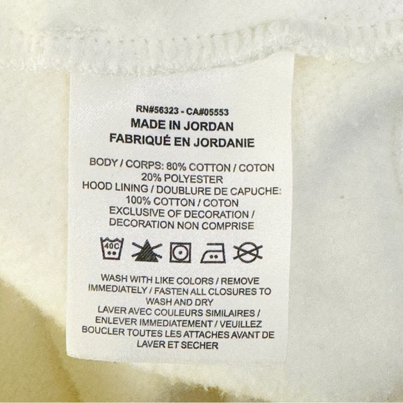 NIKE Men’s Zip Hoodie White Jacket Sz Small - Picture 10 of 12